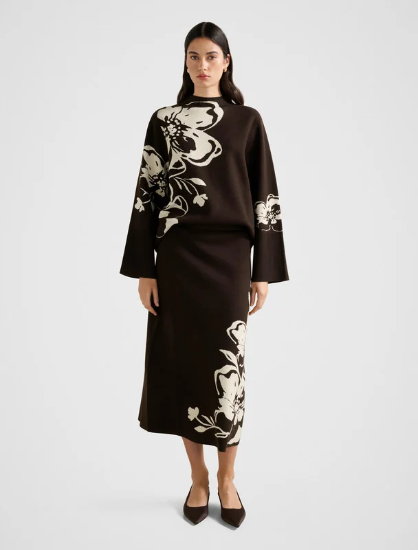 Kn7422-Brown Women's Shrug